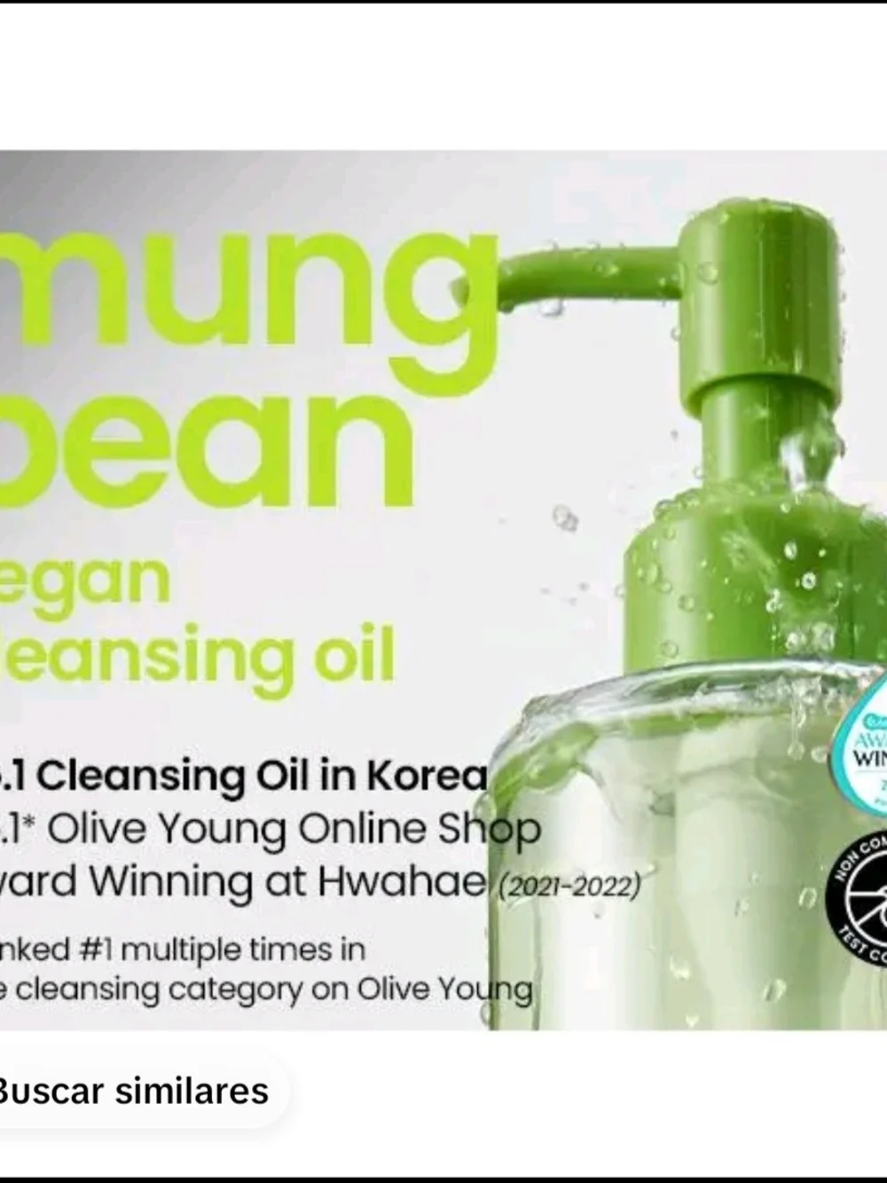 Beplain Mung Bean Cleansing Oil — Green